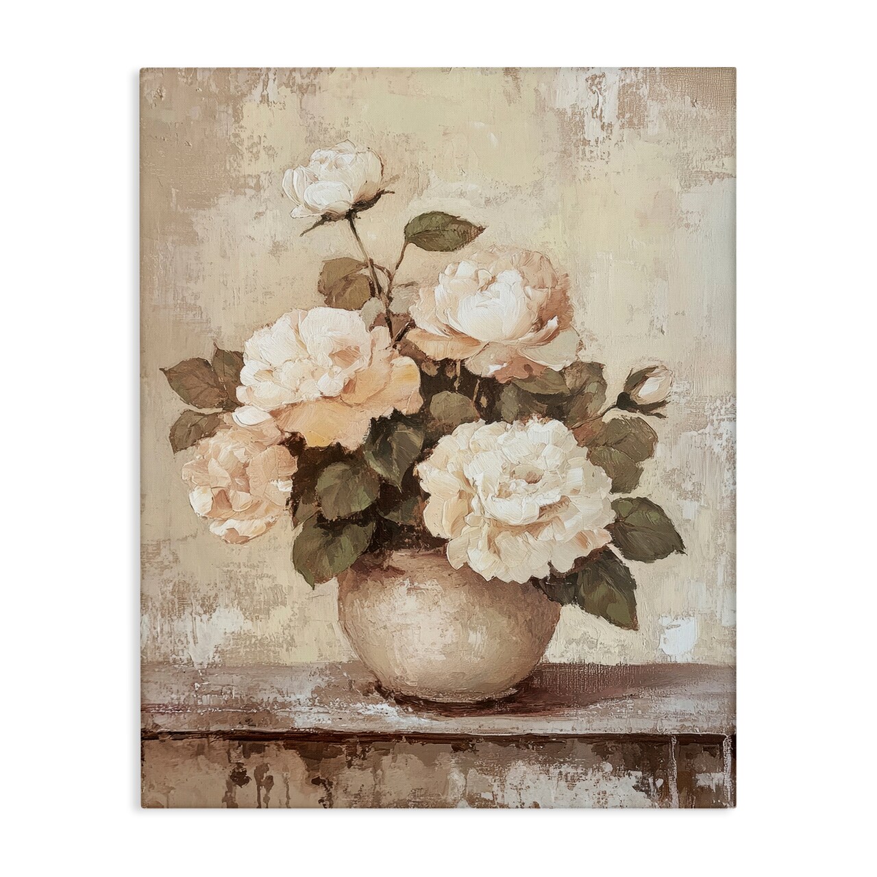 Stupell Industries Lovely Cottage Bouquet Canvas Wall Art Design by Petal Prints Design